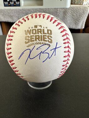 KRIS BRYANT SIGNED CHICAGO CUBS, ROCKIES AUTOGRAPHED RAWLINGS BASEBALL W/COA 949